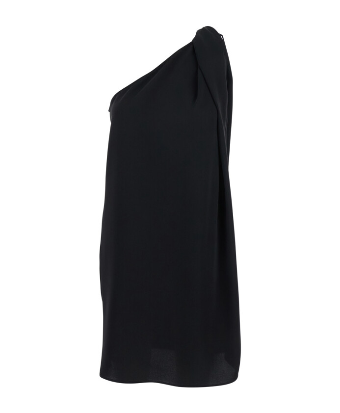 robe-noire-en-tissu-technique-a-une-epaule
