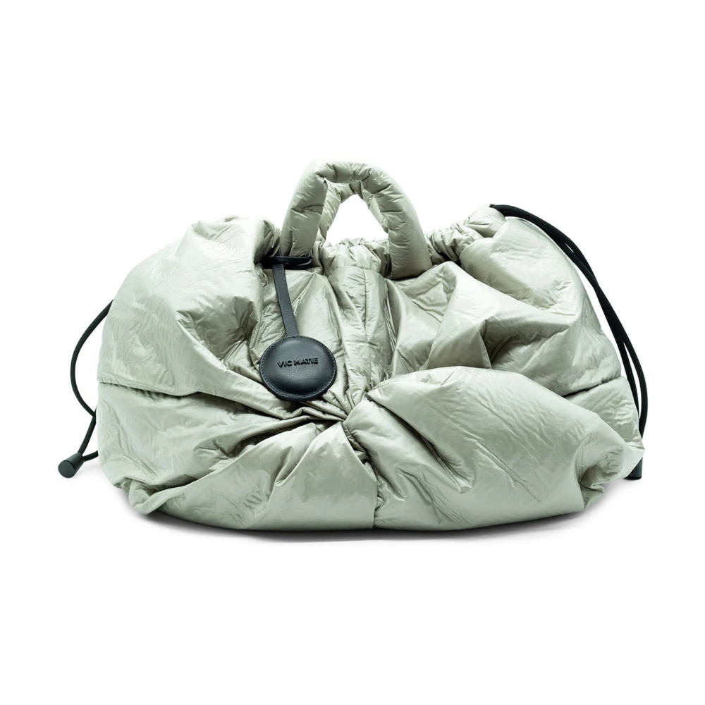 Vic Matié Maxi Shopper met Knoop in Duif Grijs Gray Dames