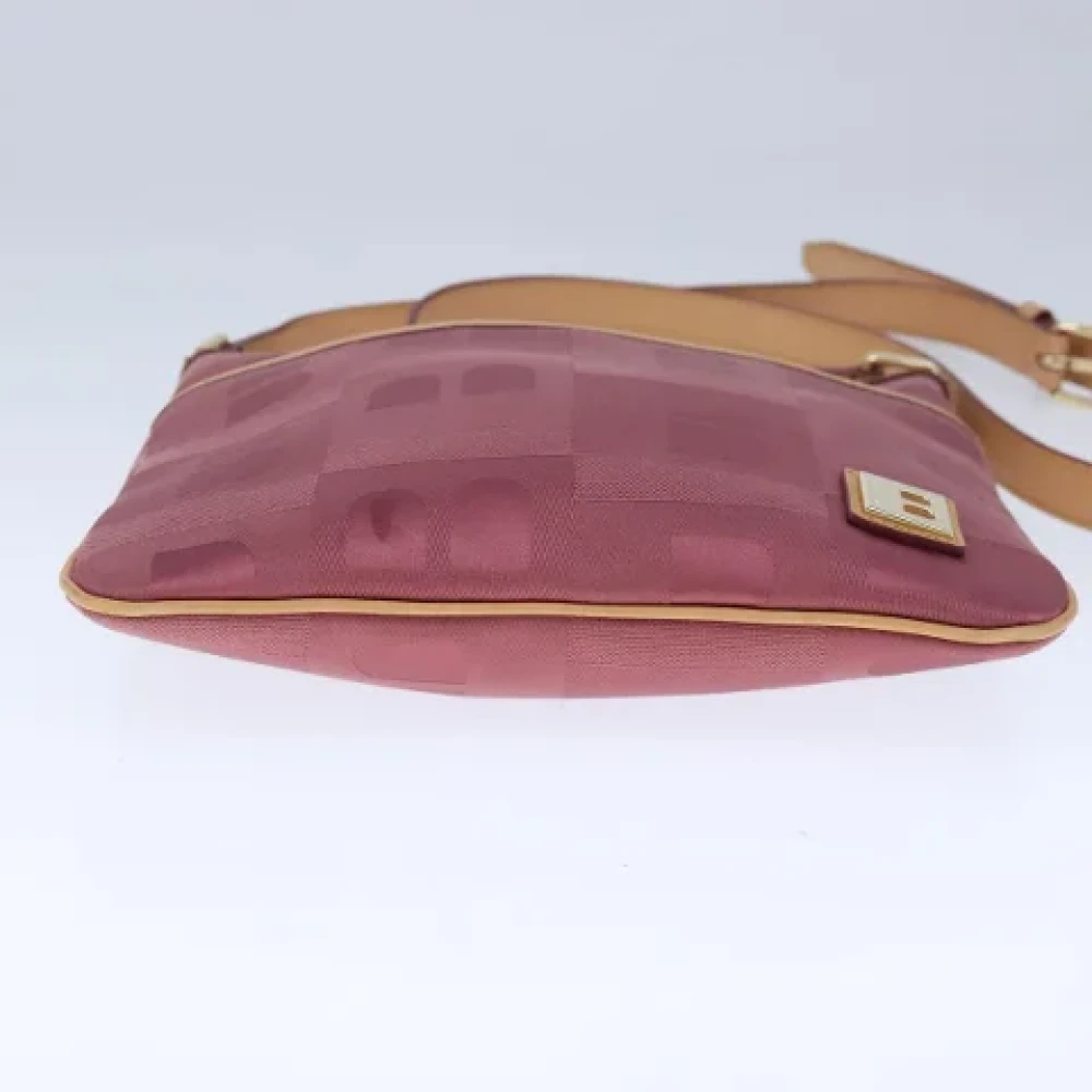 Bally Pre-owned Canvas shoulder-bags Pink Dames