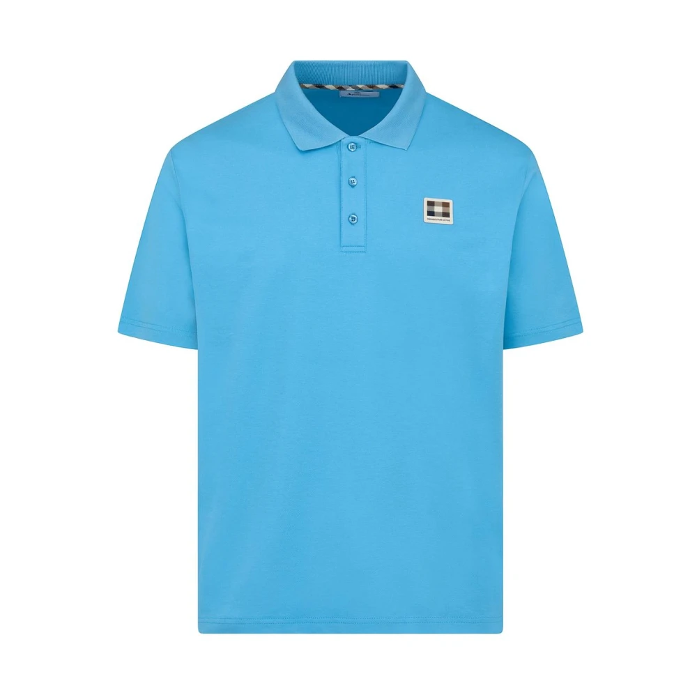Aquascutum Men's Blue Polo Shirt - Polo Shirts - 3XL - Tops