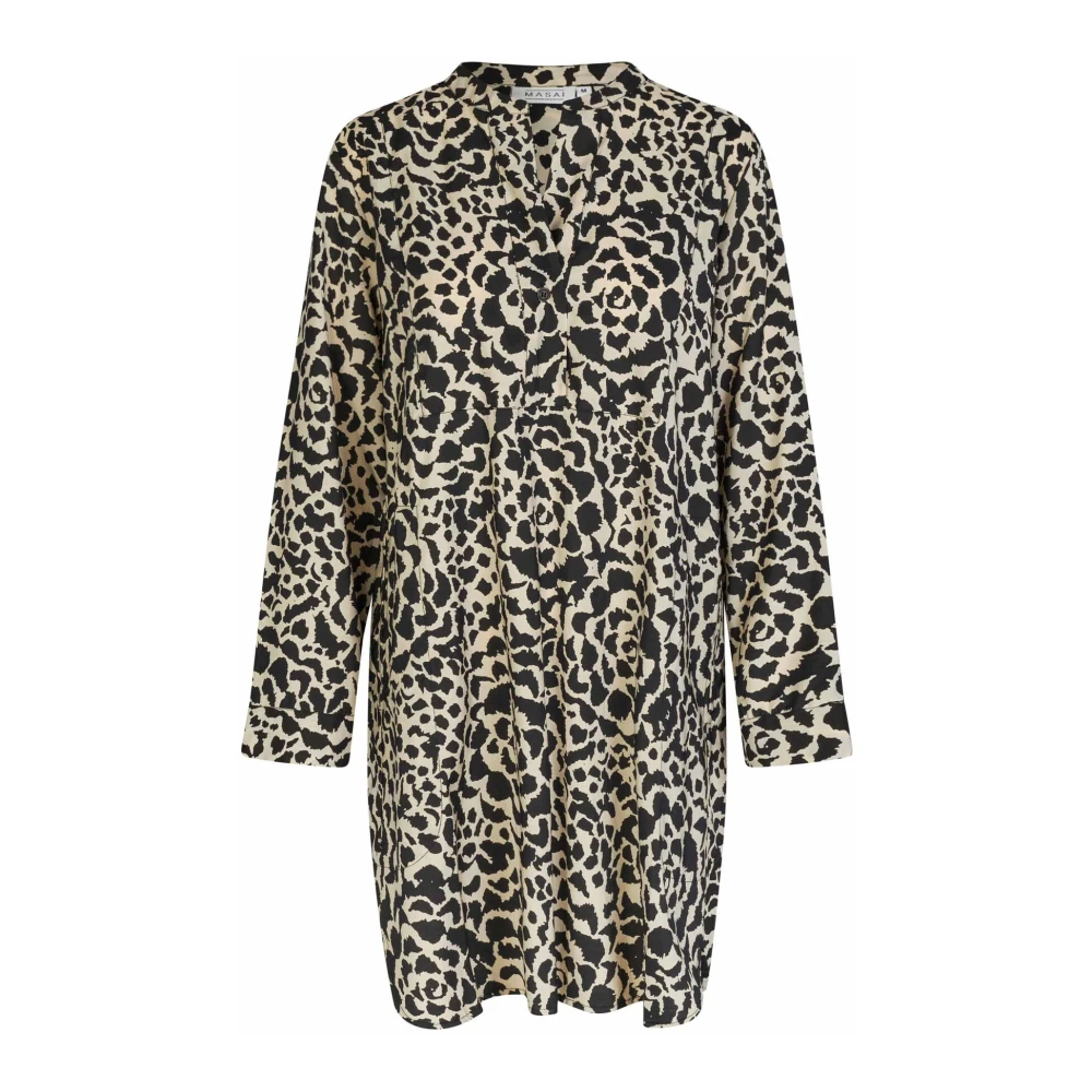 Masai Zwarte Tuniek met V-Hals Black Dames