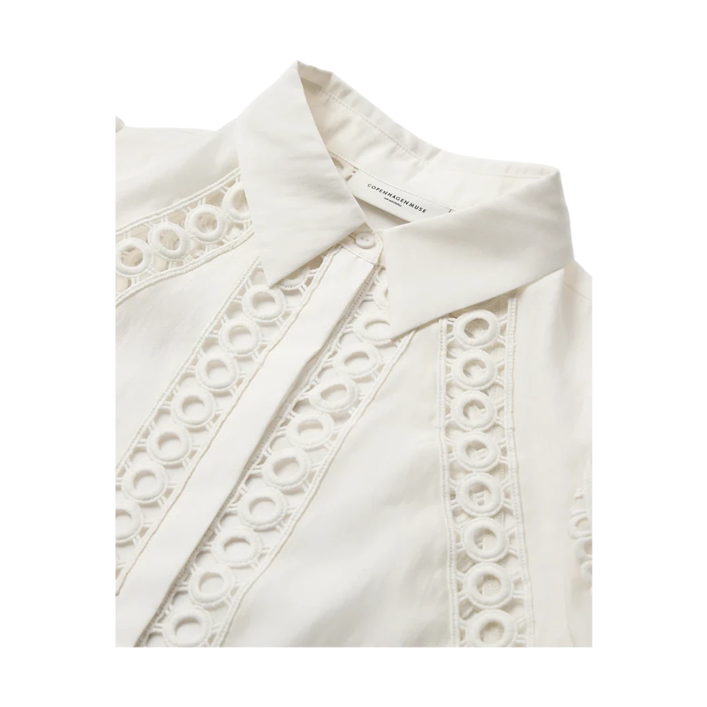 Copenhagen Muse Kant Band Shirt Jet Stream White Dames