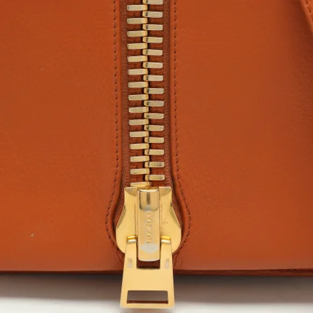 Tom Ford Pre-owned Leather shoulder-bags Brown Dames