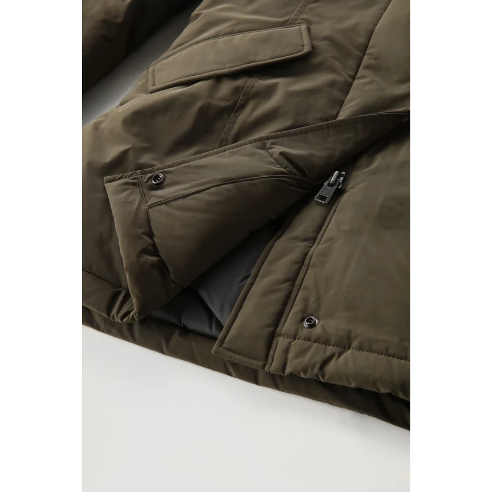 Woolrich Luxe Arctic Parka Donkergroen Green Dames