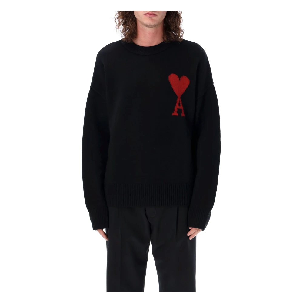 Knitwear > Round-neck Knitwear - - Ami Paris - Modalova