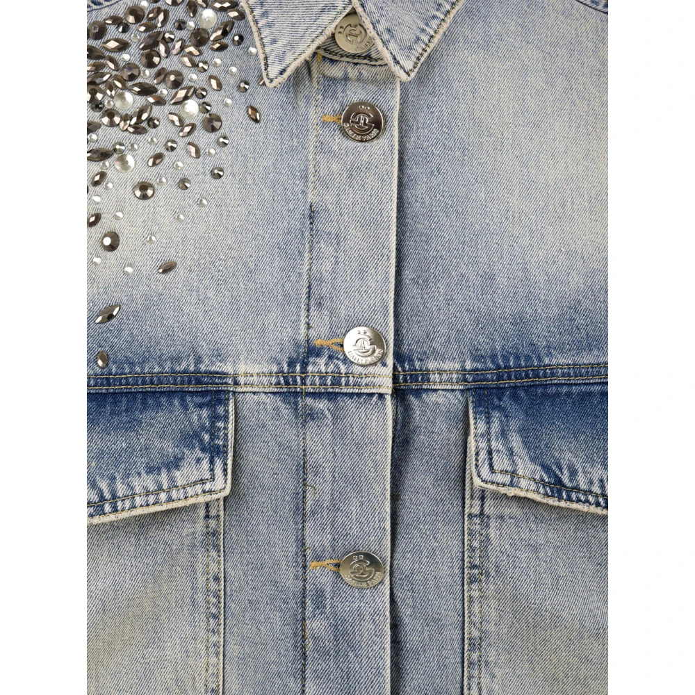 Gaëlle Paris Blauwe Jassen voor Vrouwen Gaabw00300 Blue Dames