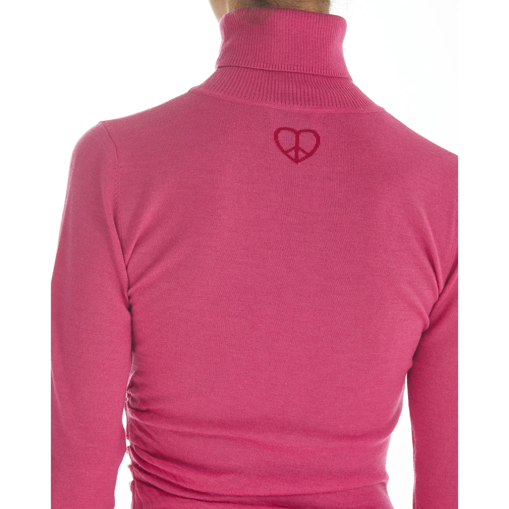 Moschino Hart Vrede Coltrui Trui Pink Dames