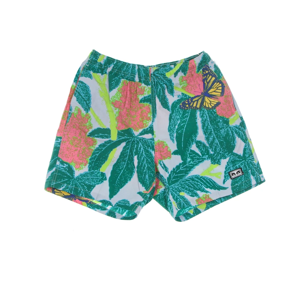 Obey Relaxed Buds Shorts Grijs Multi Multicolor Heren
