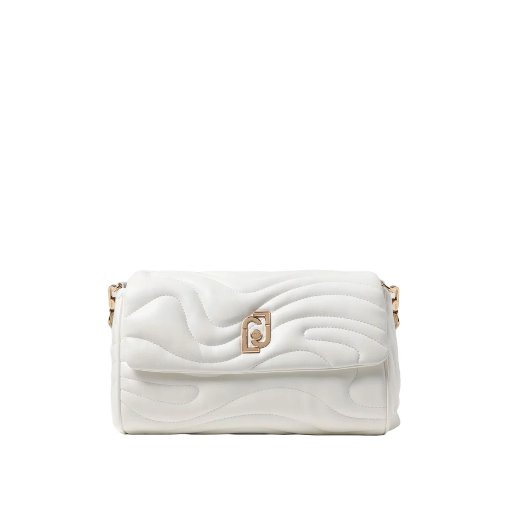 Liu Jo Gewatteerde Schoudertas Off White Beige Dames