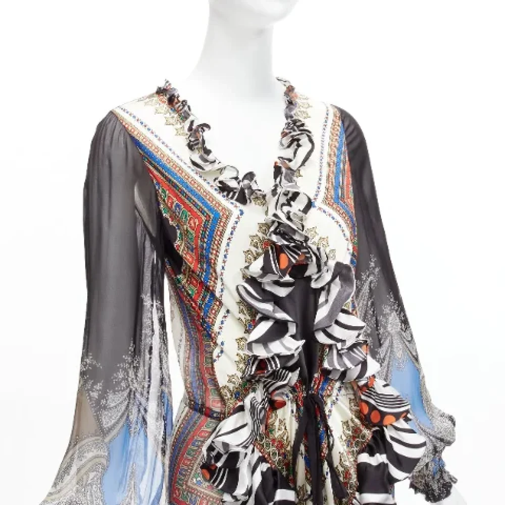 Givenchy Pre-owned Silk dresses Black Dames