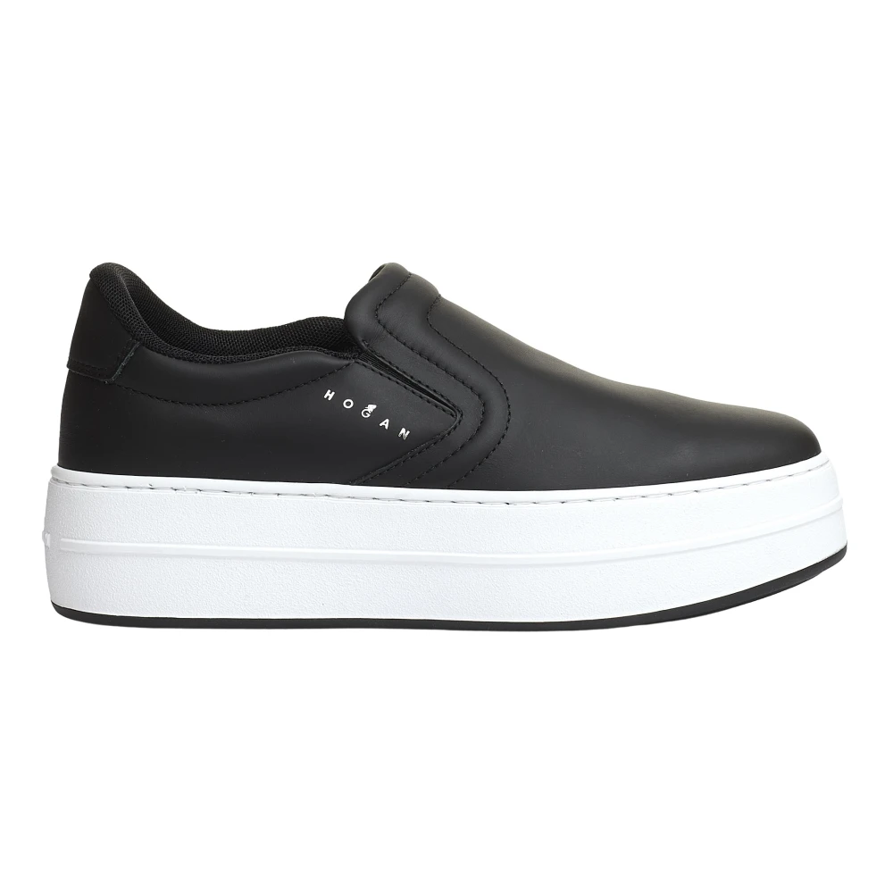 Hogan Zwarte Sneakers Aw24 Dames Schoenen