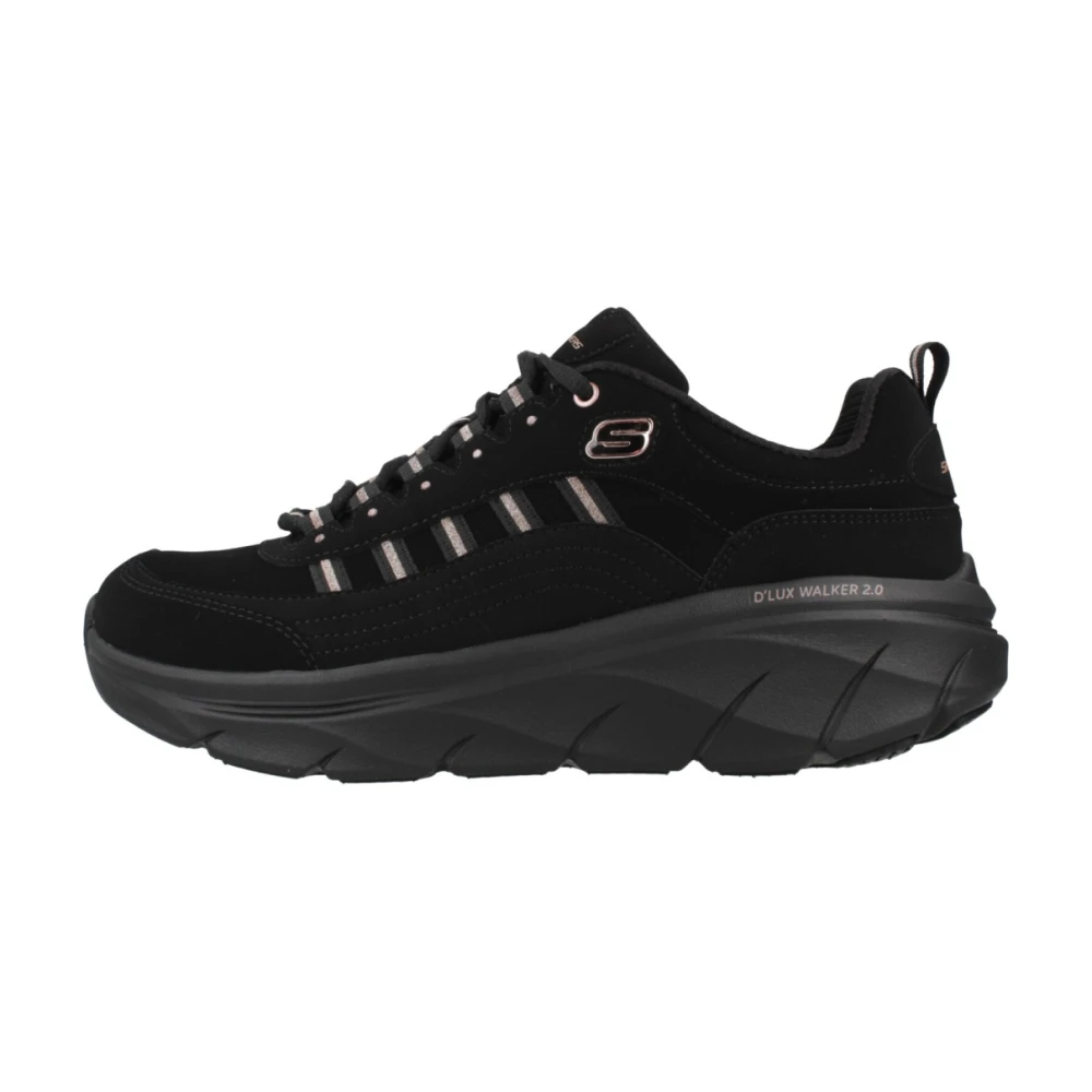 Skechers D’Lux Walker 2.0 Dames Schoenen Zwart