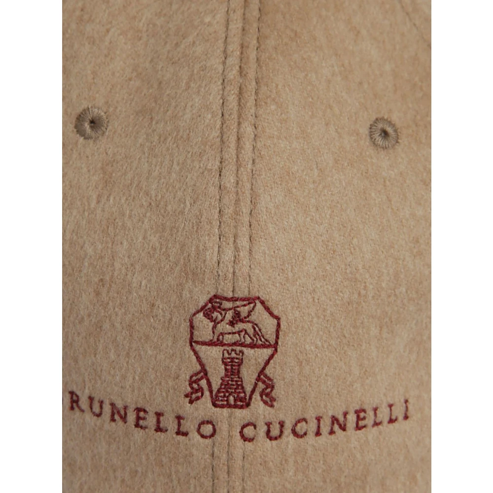 BRUNELLO CUCINELLI Beige Hoeden & Petten voor Mannen Beige Heren