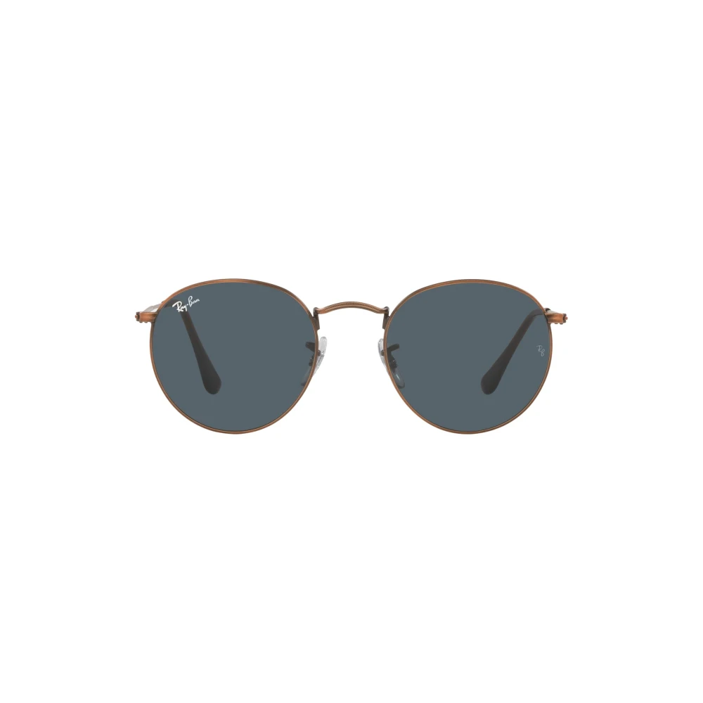 Ray-Ban Runda metall antik Brun Dam