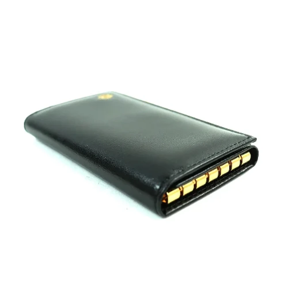 Cartier Vintage Pre-owned Leather key-holders Black Heren