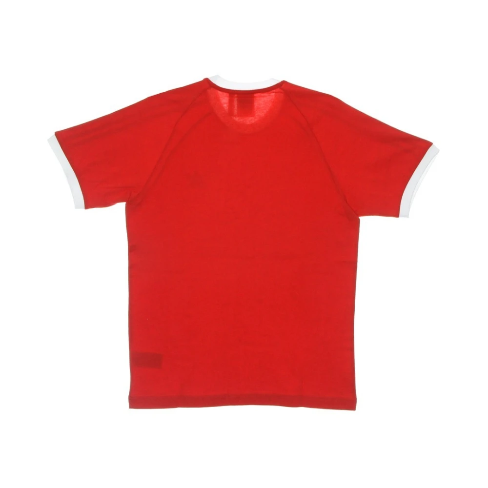 Adidas 3-Stripes Tee Vivid Red Heren