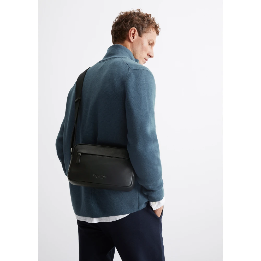 Marc O'Polo Schoudertas klein Black Heren