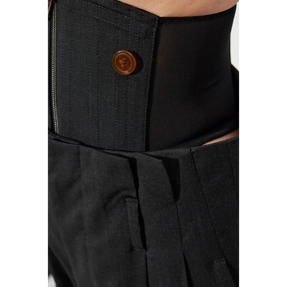 Vivienne Westwood Broek met afneembaar korset Gray Dames