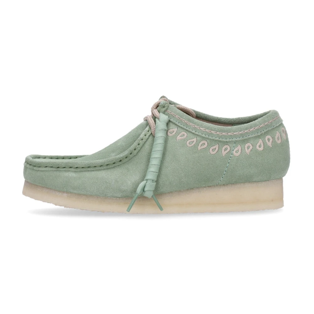 Clarks Men's Green Laced Shoes, 12 Uk, Moccasin Lifestyle Shoe