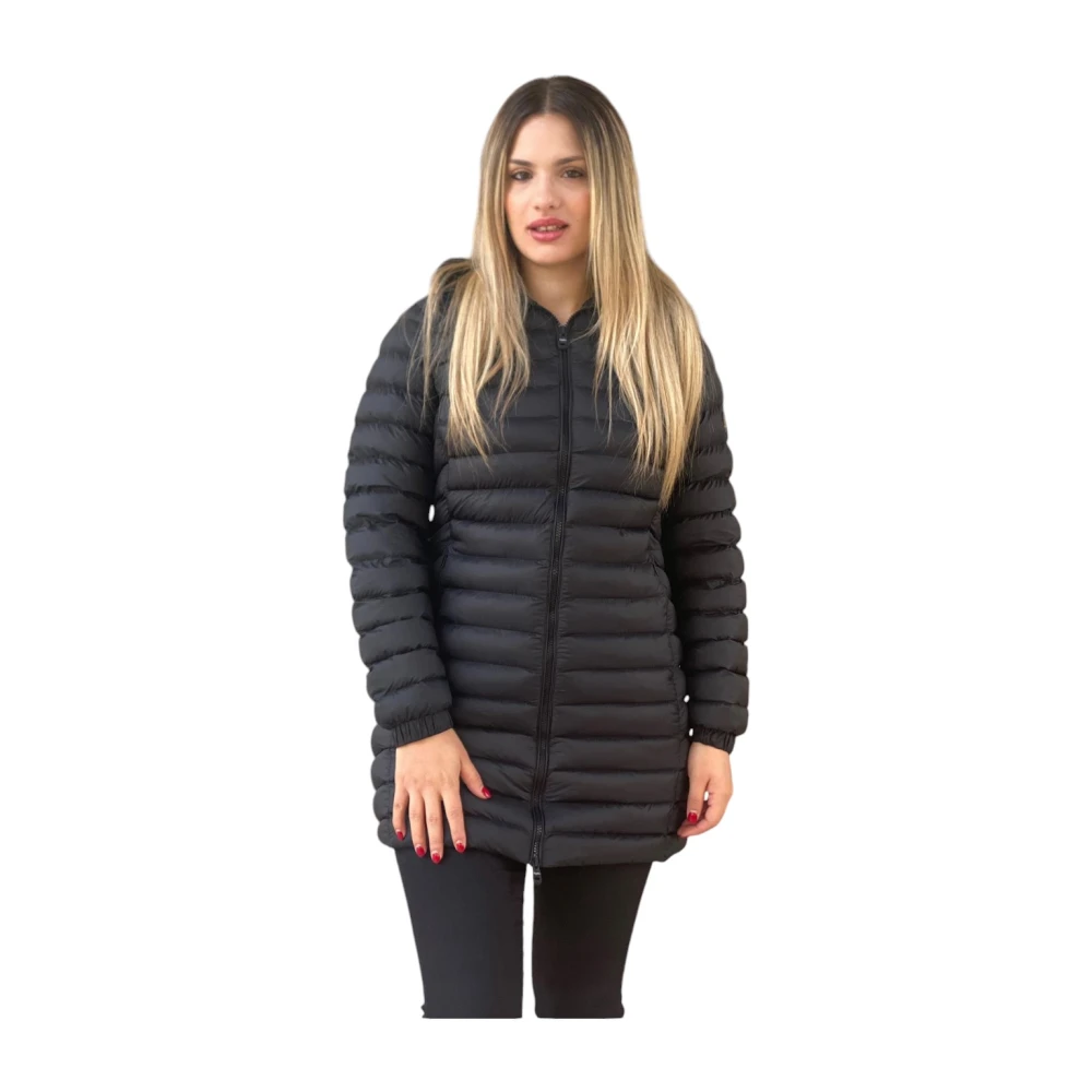 RefrigiWear Stijlvolle Winterjas Black Dames