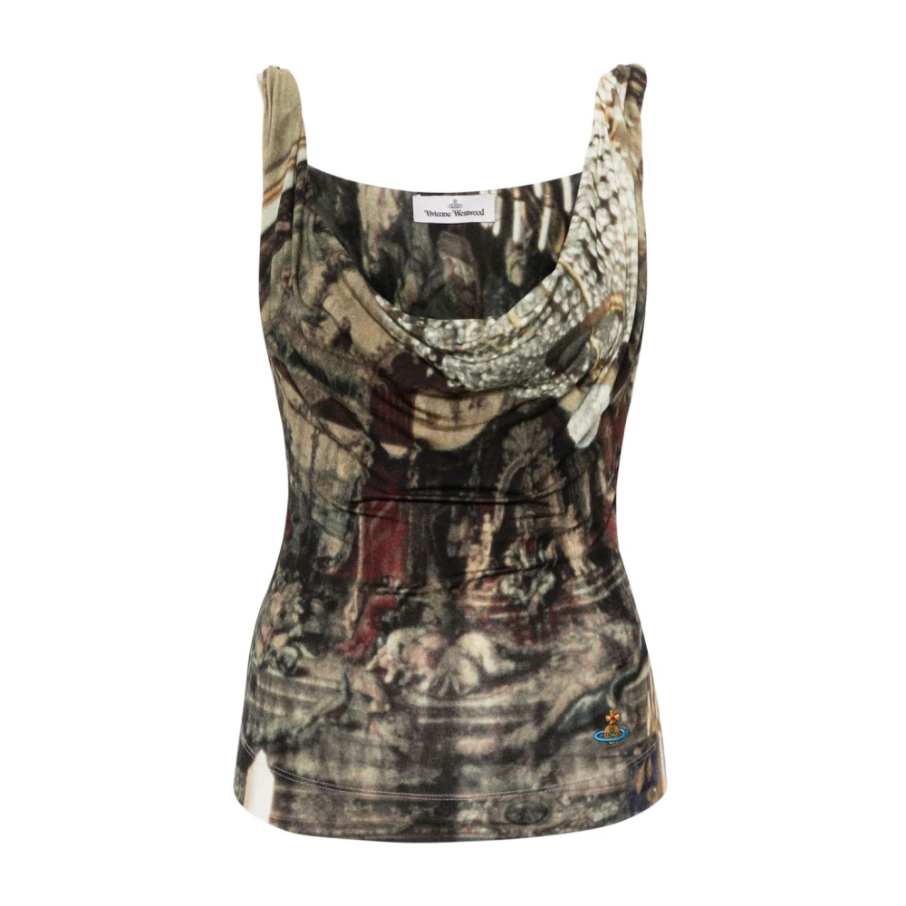 Vivienne Westwood Fotoprint Mouwloze Top Multicolor Dames