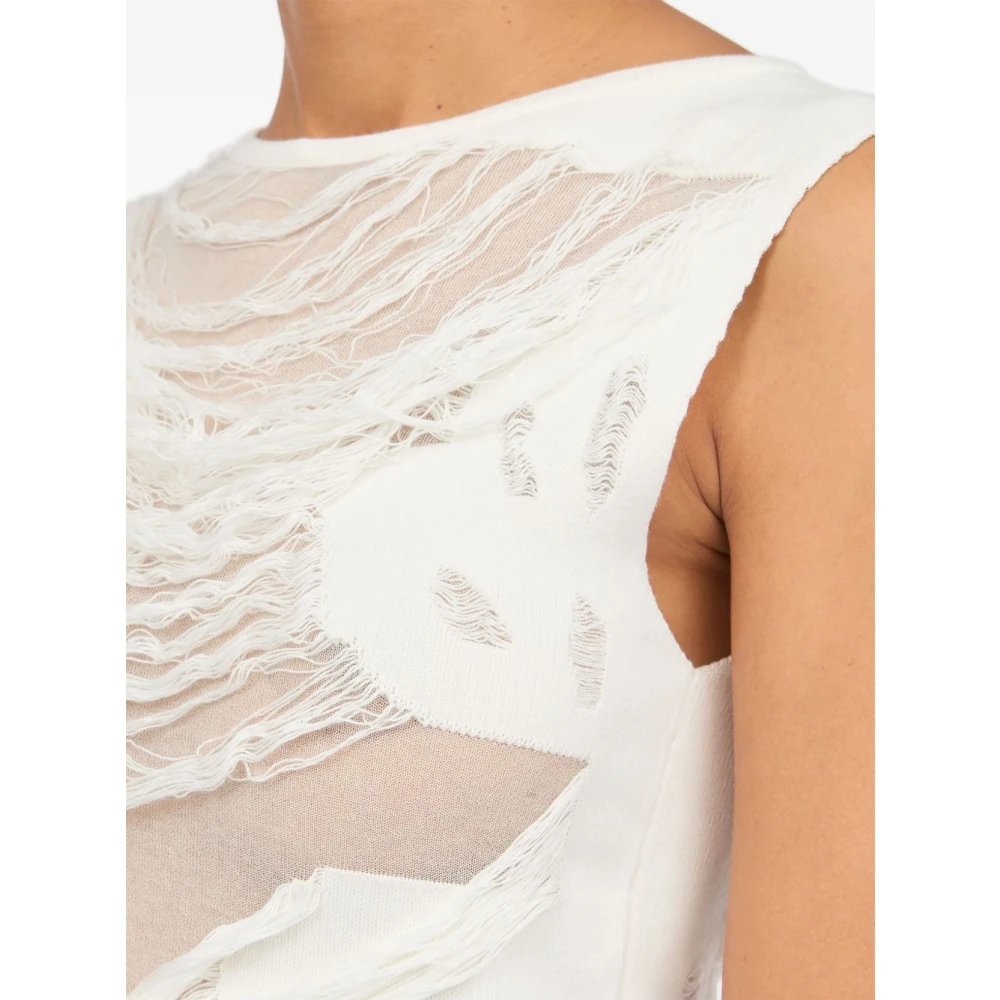 MM6 Maison Margiela Witte Top voor Vrouwen White Dames