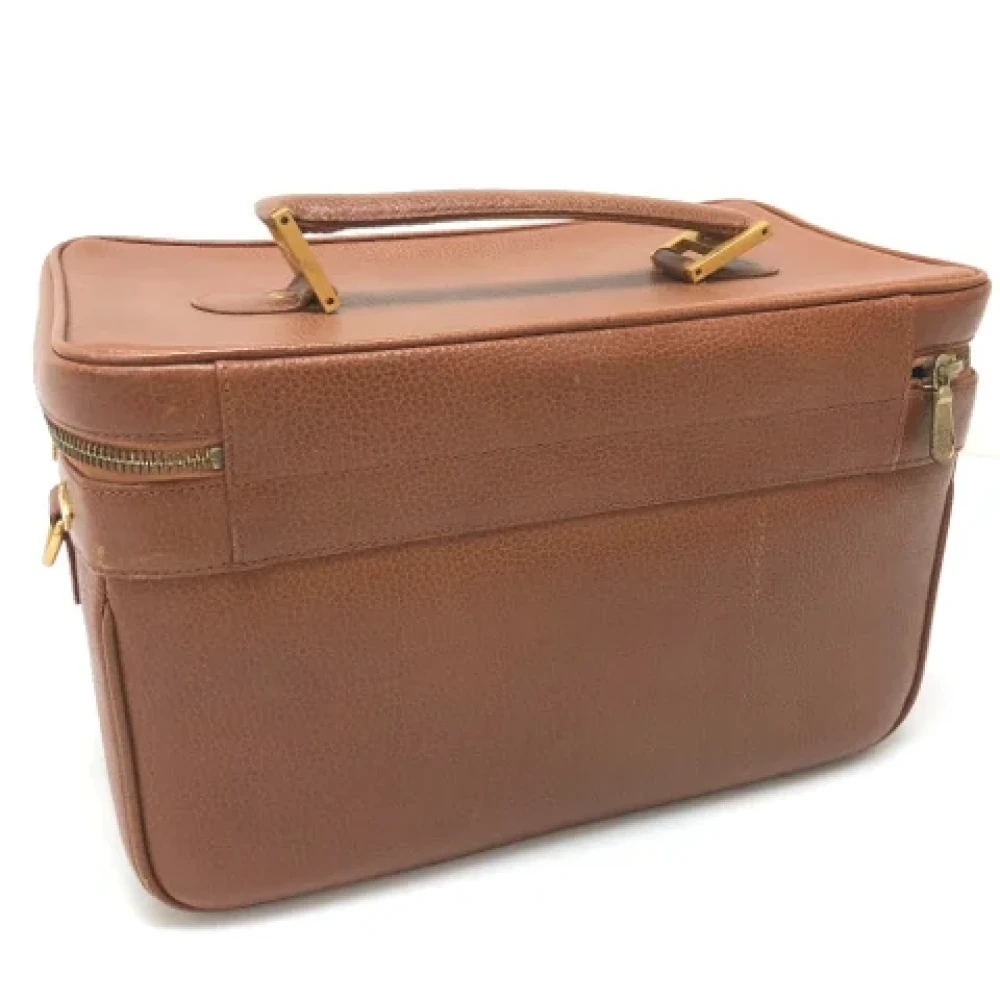 MCM Pre-owned Leather handbags Brown Dames