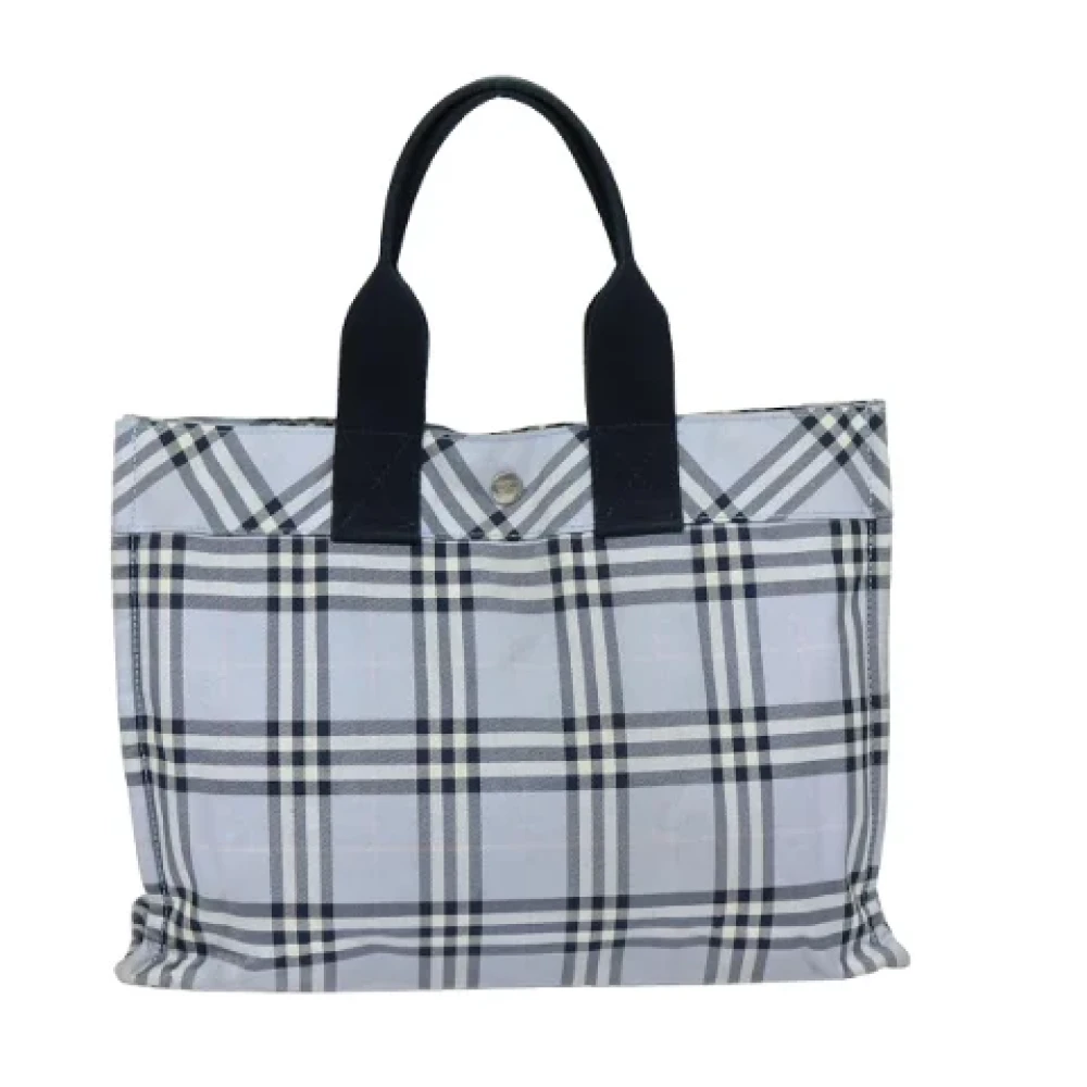Burberry Vintage Pre-owned Nylon handbags Blue Dames