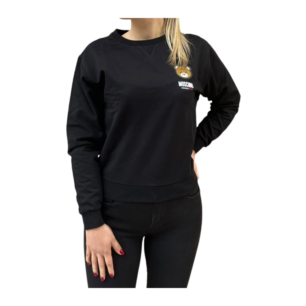 Moschino Zwarte Truien voor Vrouwen Black Dames