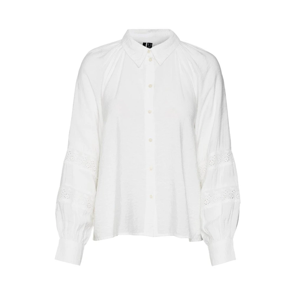 Vero Moda Snow White LS Shirt | Freewear Wit White Dames