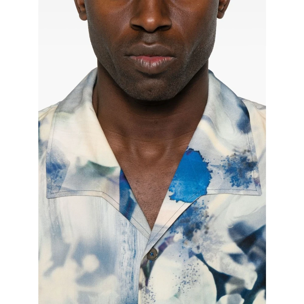 PS By Paul Smith Multicolor oversized shirt met korte mouwen Multicolor Heren