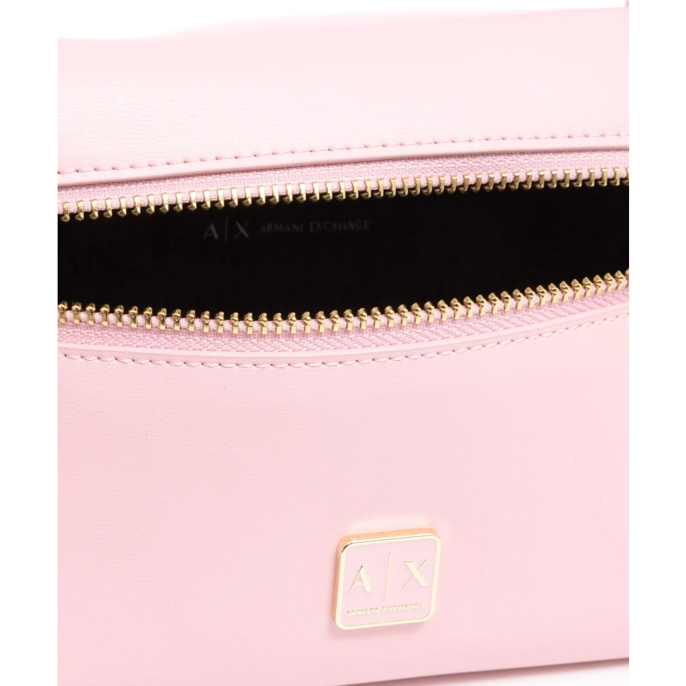 Armani Exchange Handtas met verstelbare schouderband en ritssluiting Pink Dames