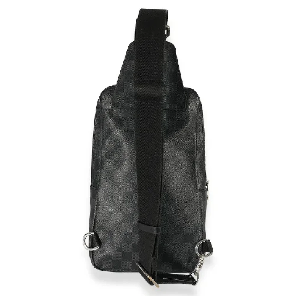 Louis Vuitton Vintage Pre-owned Fabric crossbody-bags Black Dames