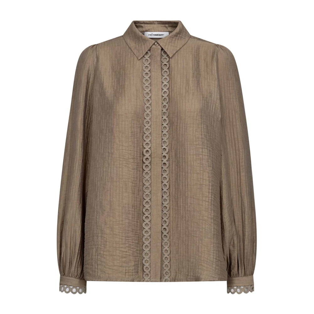 Co'couture Women's Brown Tassy Shirt - Shirts - Xs - Blouses & Shirts