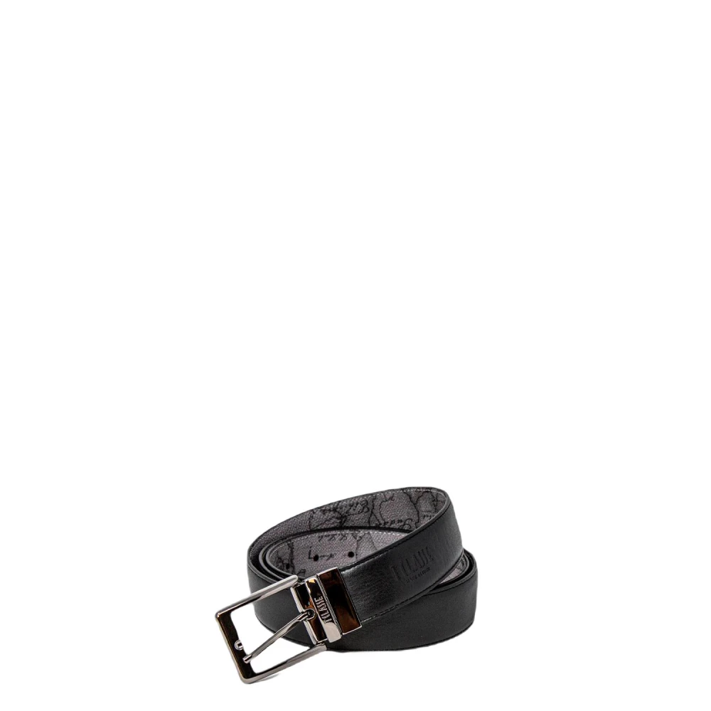 Alviero Martini 1A Classe Black Belts, Male, 120 Cm, Geographic Print Men's Belt
