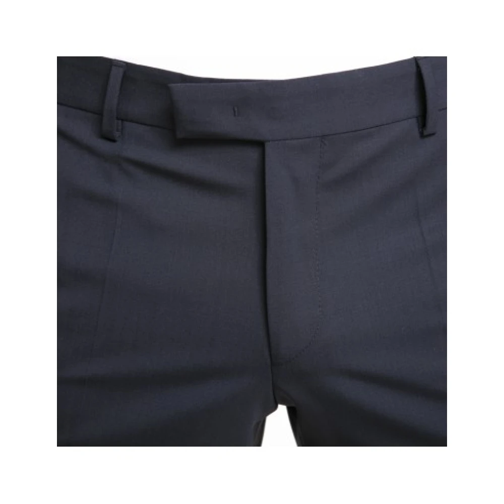 Karl Lagerfeld Blauw-Zwarte Maatbroek Black Heren
