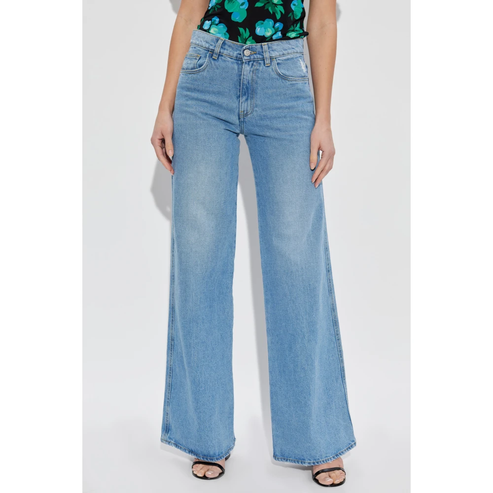 Coperni Jeans met vintage-effect Blue Dames