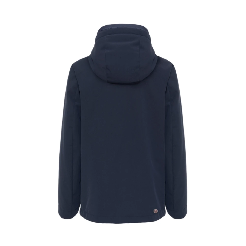 Colmar Blauwe Extra Slim Hooded Winterjas Blue Heren