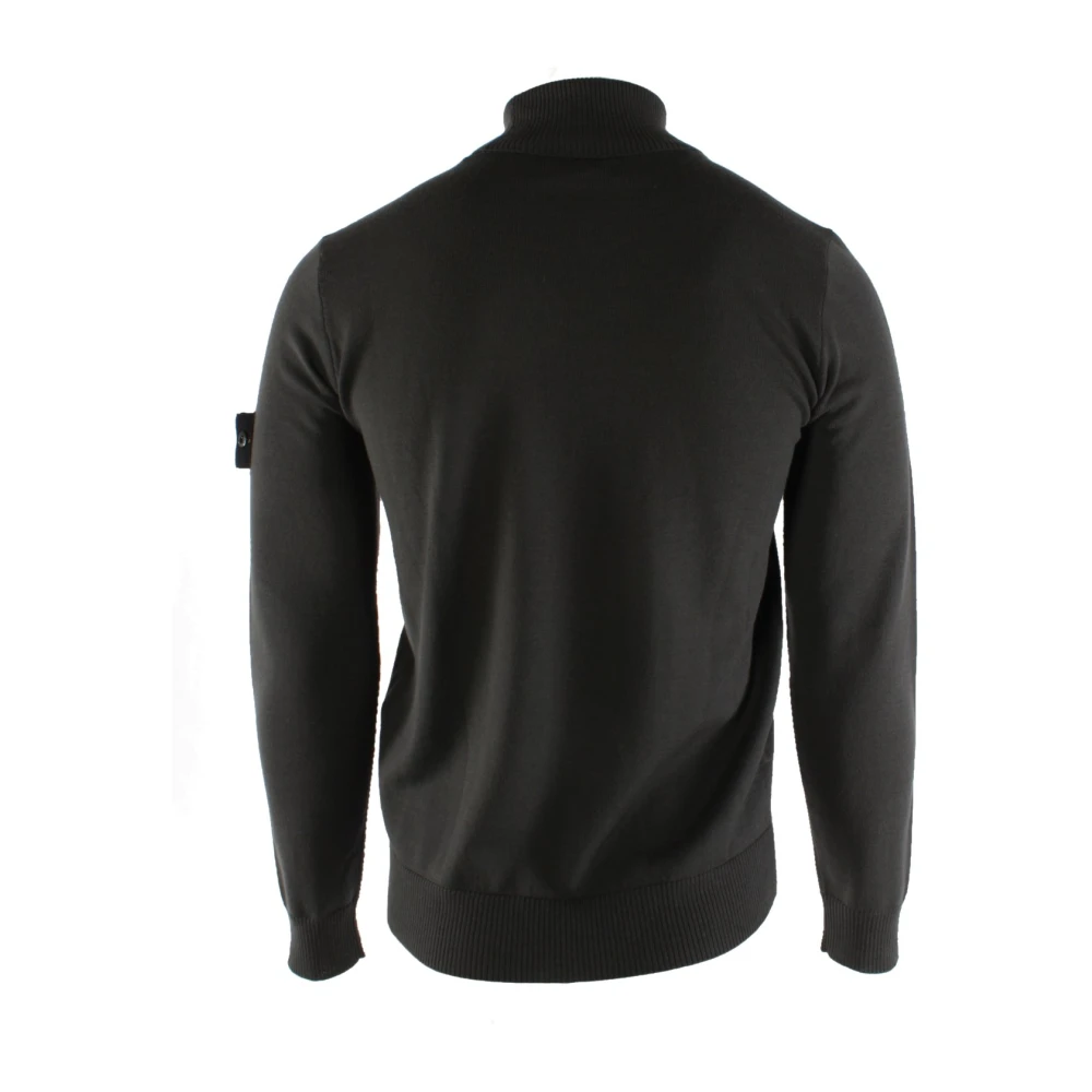 Stone Island Grijze Wol Heren Trui Gray Heren