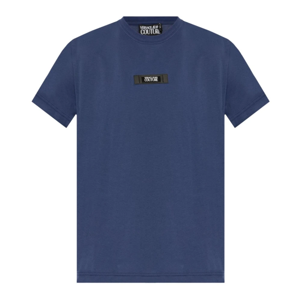 Versace Jeans Couture T-shirts en Polos Blue Heren