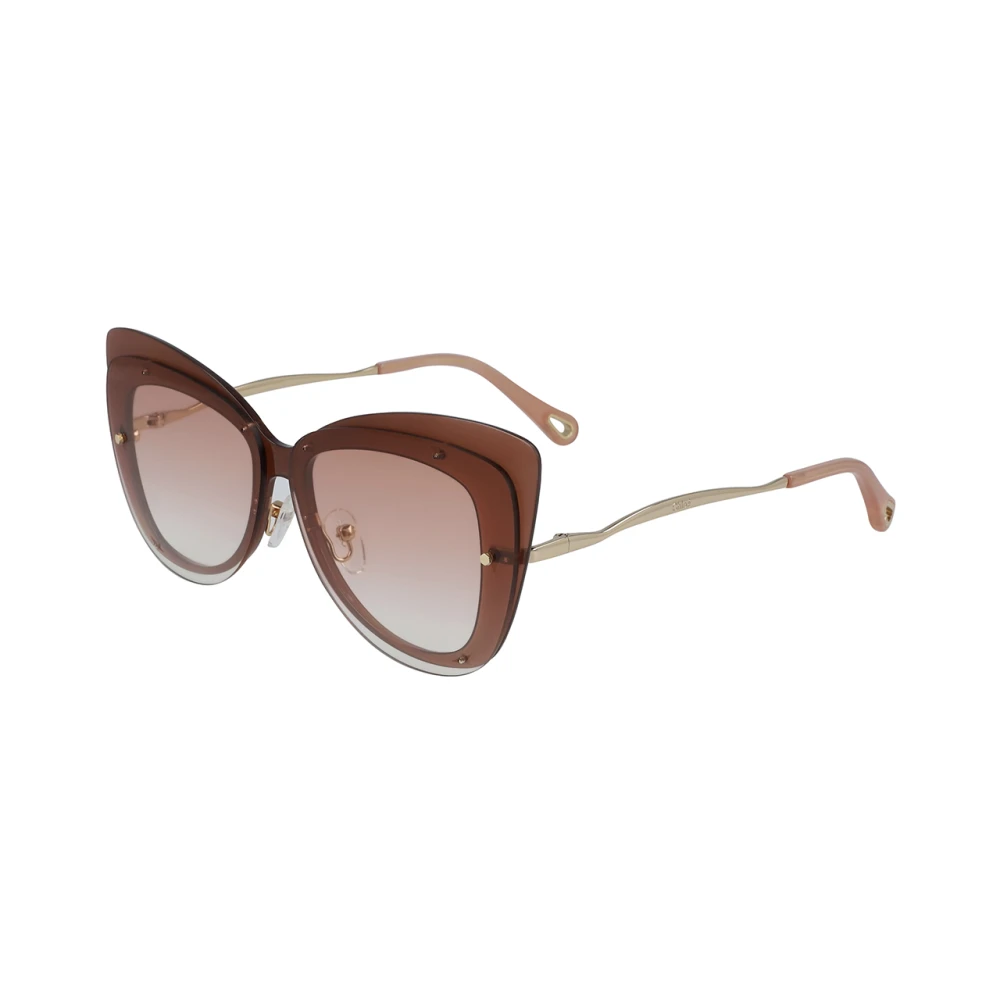 Chloé Pink Sunglasses, Female, 63 Mm, Stylish Sunglasses