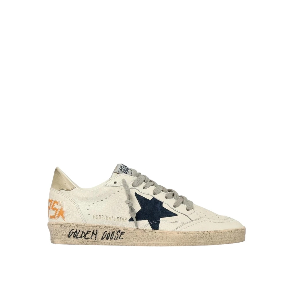 Golden Goose Men's White Sneakers, 11 Uk, Ball Star Trainers