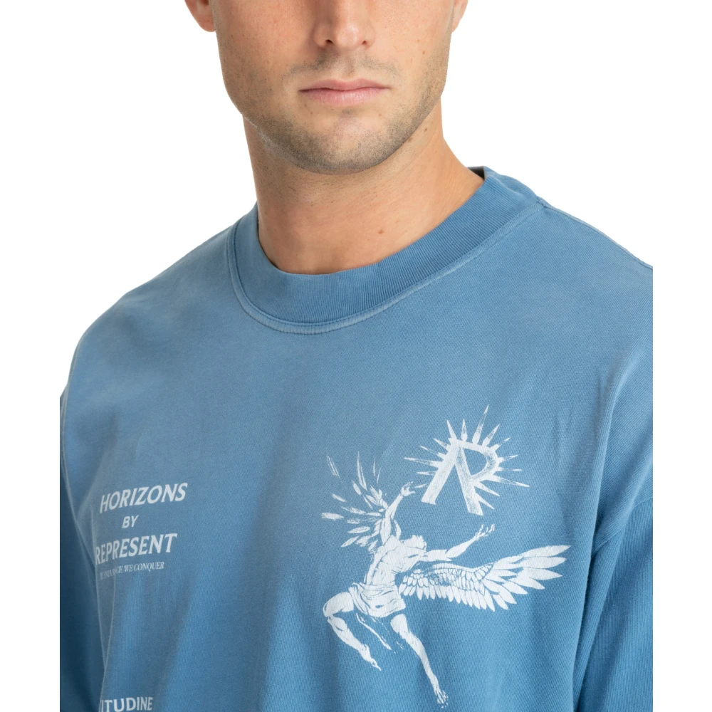 Represent Icarus T-shirt Blue Heren