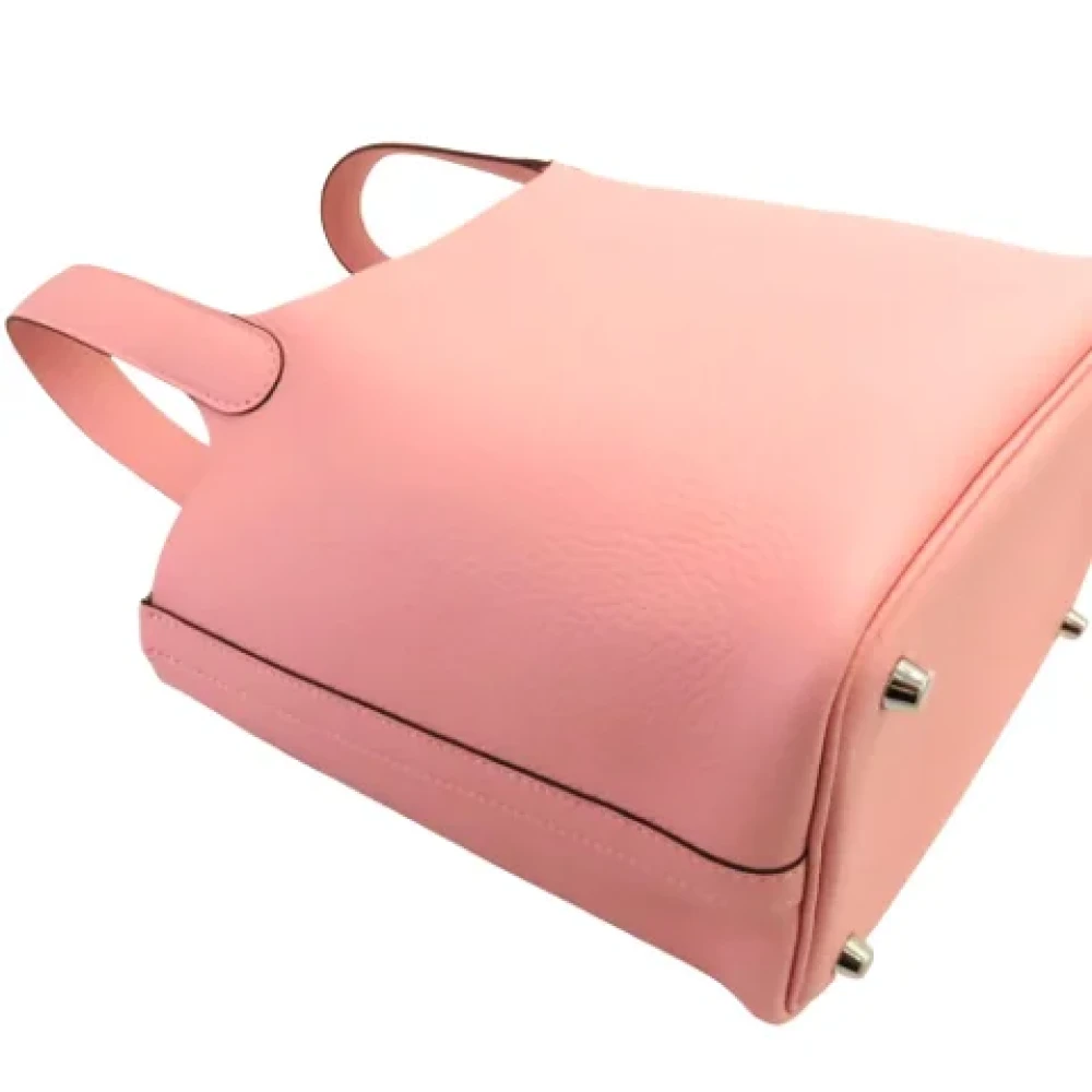 Hermès Vintage Pre-owned Leather handbags Pink Dames