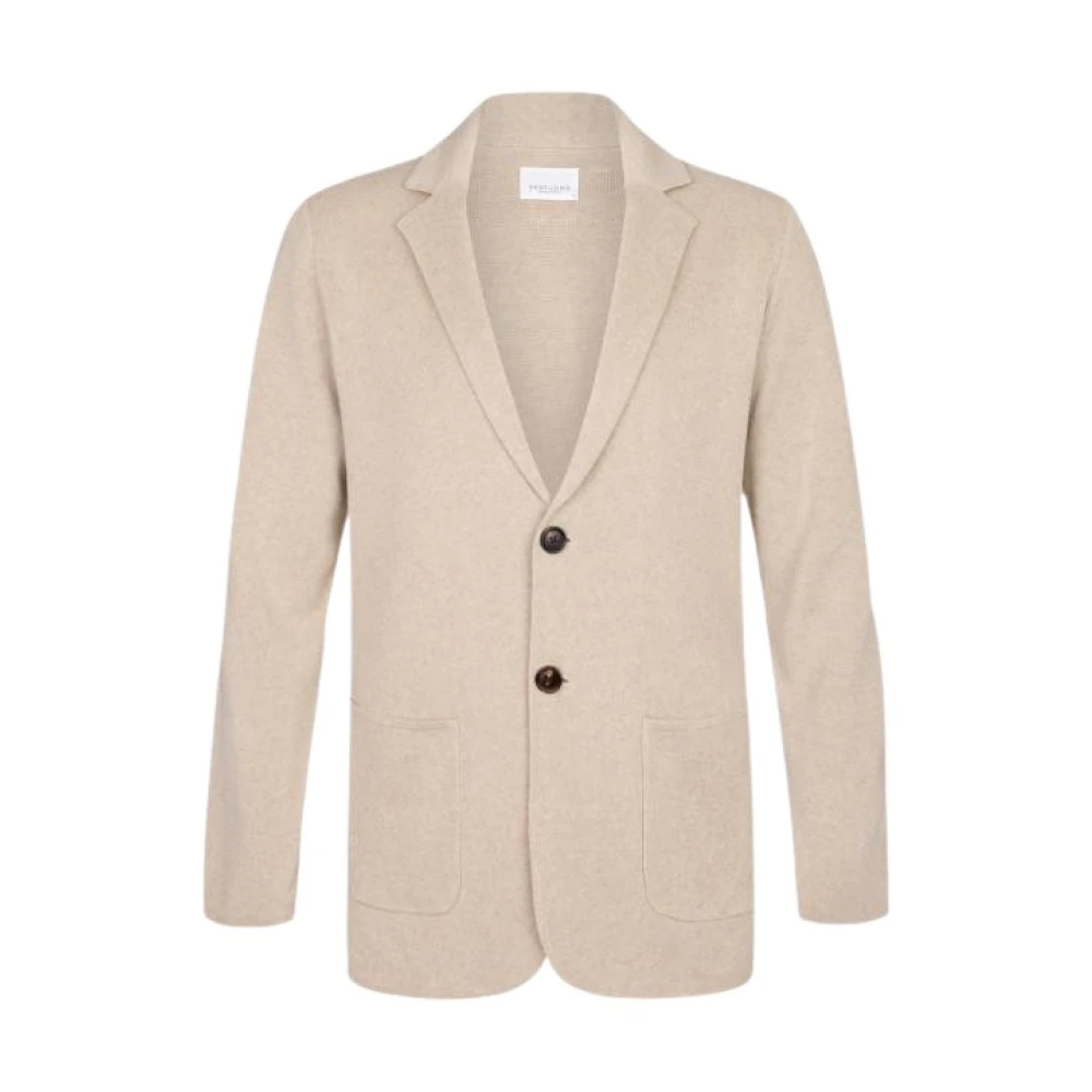 Profuomo Elegante Moderne Jas Beige Heren