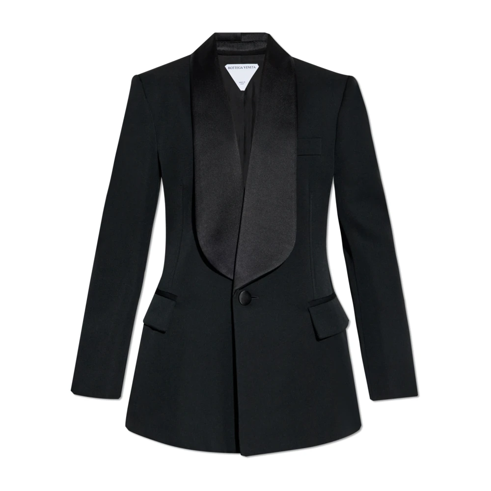 Bottega Veneta Wollen jas Black Dames