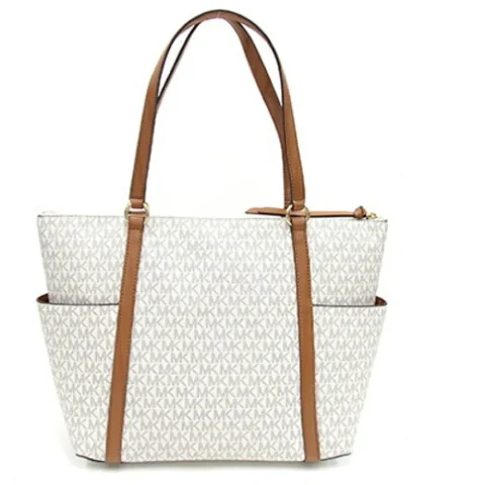 Michael Kors Pre-owned Leather shoulder-bags White Dames