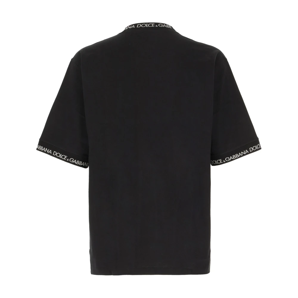 Dolce & Gabbana Casual Katoenen T-Shirt Black Heren