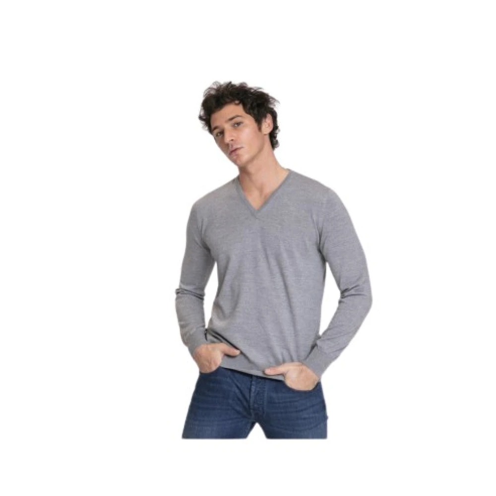 Knitwear > V-neck Knitwear - - Gran Sasso - Modalova
