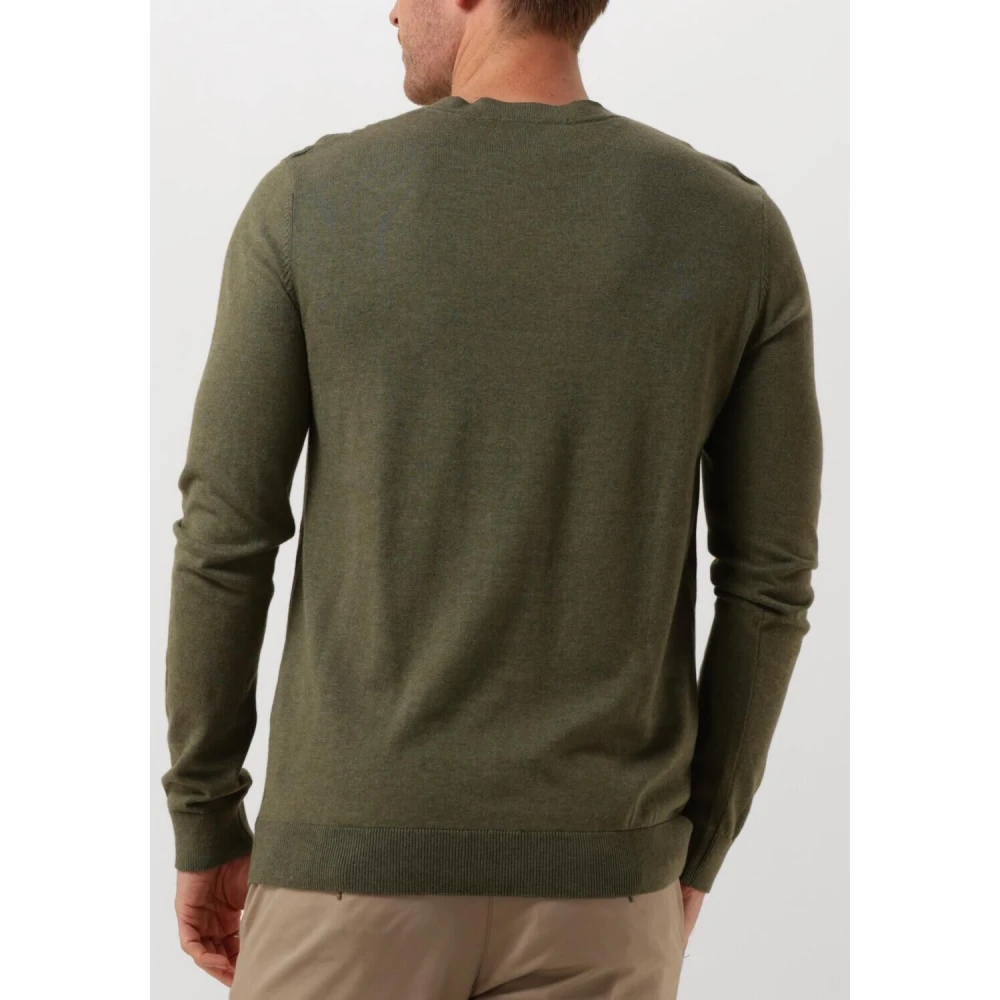Selected Homme Heren Crew Neck Trui Groen Green Heren